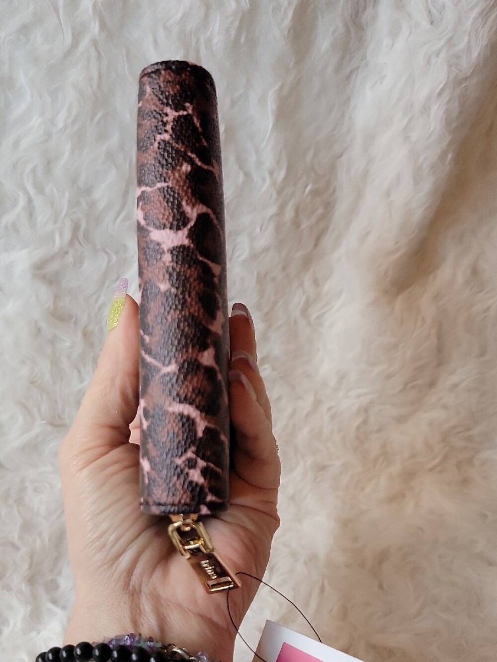 NWT Trina Turk Pink and Black Leopard Wallet with Gift Box - Picture 10 of 13